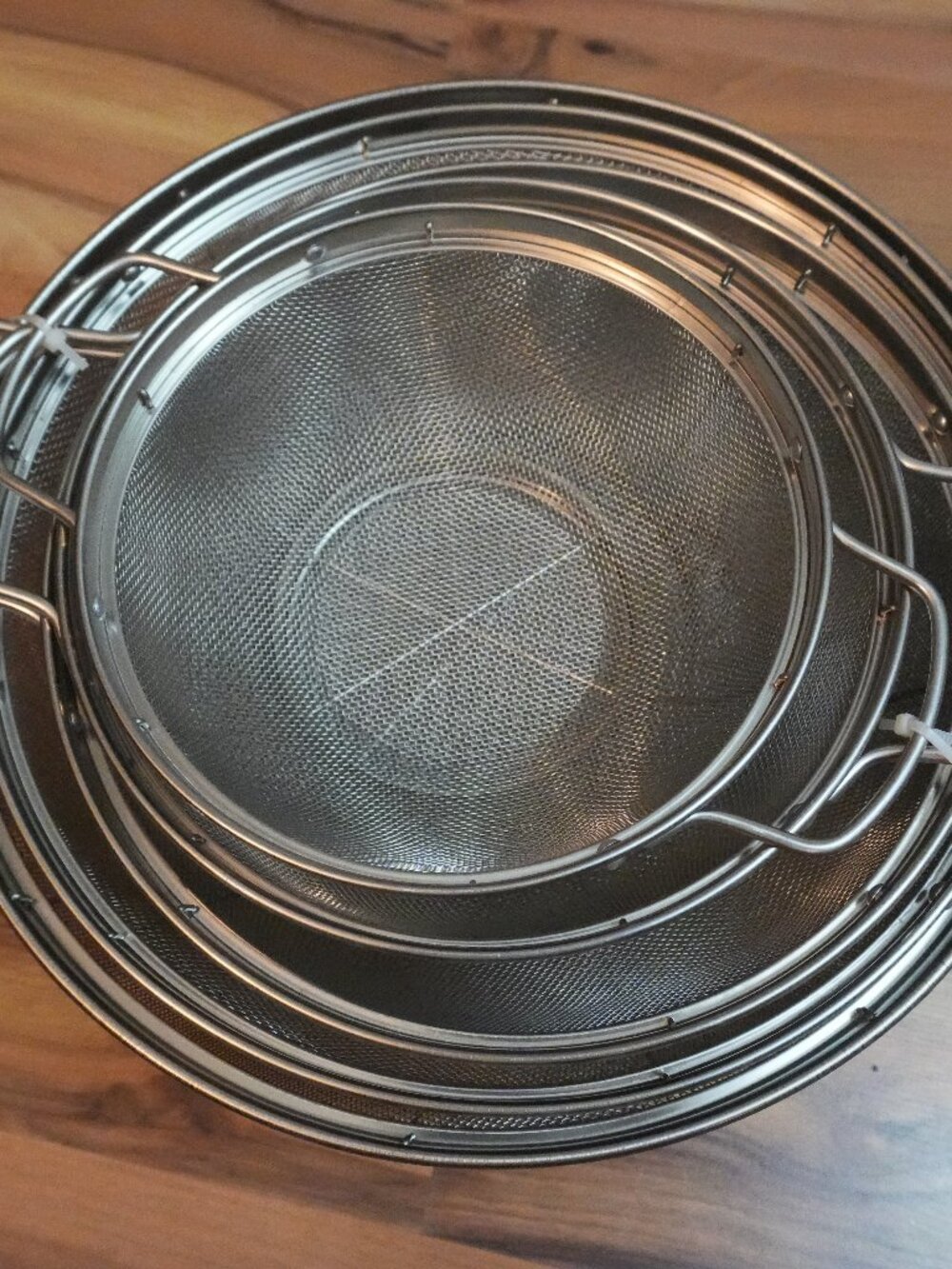 NWT Lot of 5 Stainless Steel 18/8 Metal Food Grade Kitchen Straine - Picture 3 of 4
